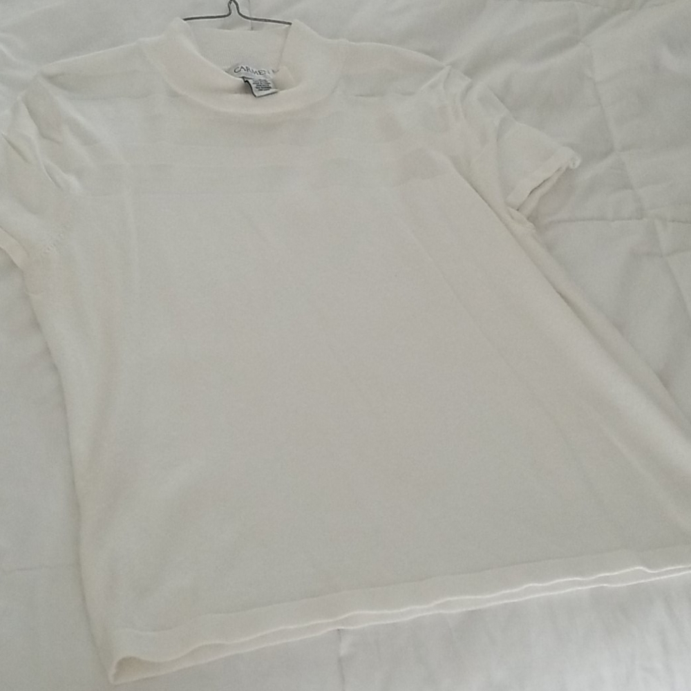 white sweater top